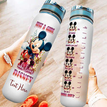 Load image into Gallery viewer, Personalized Disney Water Tracker Bottle Custom Name Gift
