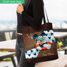 Load image into Gallery viewer, Personalized Pool-Themed Tote Bag with Mickey Design
