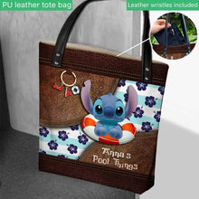 Load image into Gallery viewer, Personalized Ohana Tote Bag Custom Name Beach Day Gift
