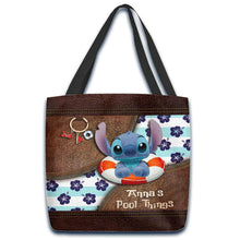 Load image into Gallery viewer, Personalized Ohana Tote Bag Custom Name Beach Day Gift
