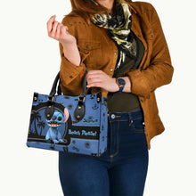 Load image into Gallery viewer, Personalized Sea Lover Leather Handbag with Name - Gift for Her
