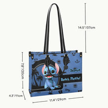 Load image into Gallery viewer, Personalized Sea Lover Leather Handbag with Name - Gift for Her
