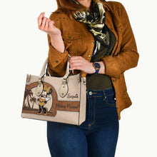 Load image into Gallery viewer, Personalized Leather Handbag for Sea Lovers | Custom Name Gift
