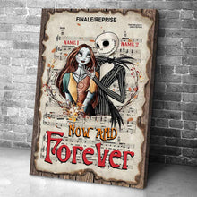 Load image into Gallery viewer, Personalized Nightmare Canvas Print Custom Names Gift for Couples
