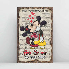 Load image into Gallery viewer, Personalized You &amp; Me Canvas Print Custom Couple Names Gift
