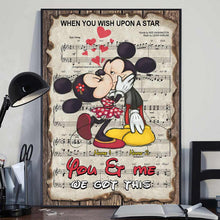 Load image into Gallery viewer, Personalized You &amp; Me Canvas Print Custom Couple Names Gift
