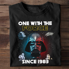 Load image into Gallery viewer, Personalized The Force T-shirt and Hoodie Custom Name Gift
