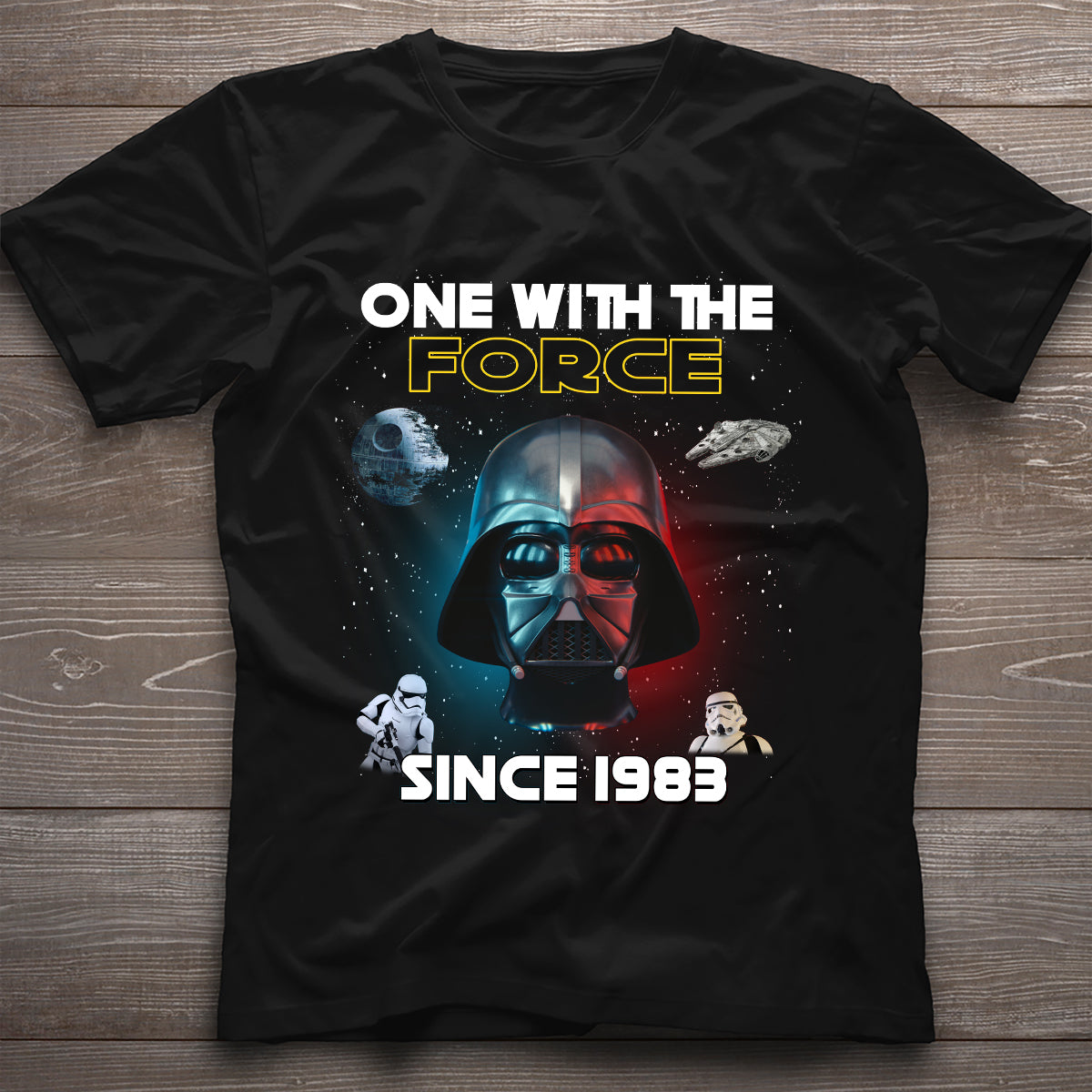 Personalized The Force T-shirt and Hoodie Custom Name Gift