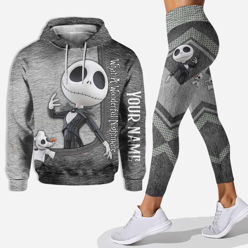 Personalized Nightmare Before Christmas Hoodie & Leggings Set