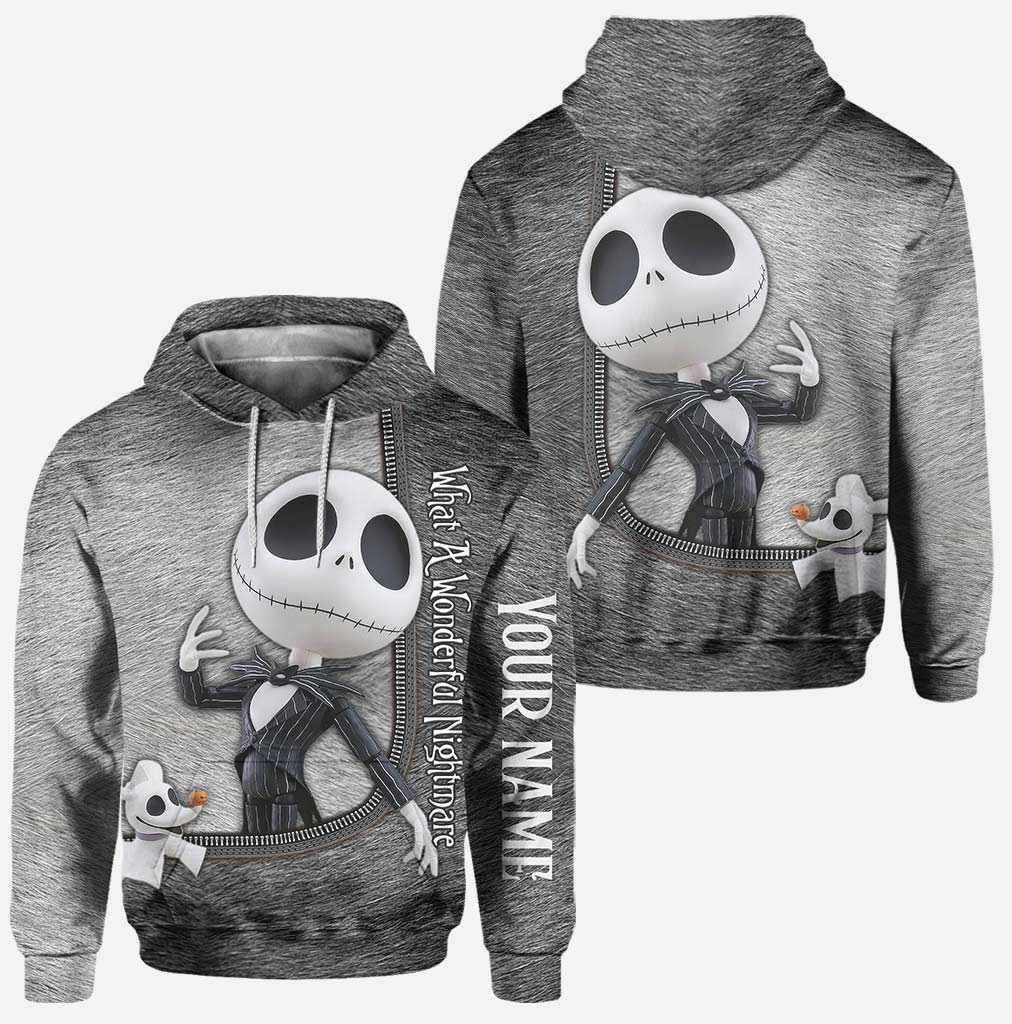 Personalized Nightmare Before Christmas Hoodie & Leggings Set