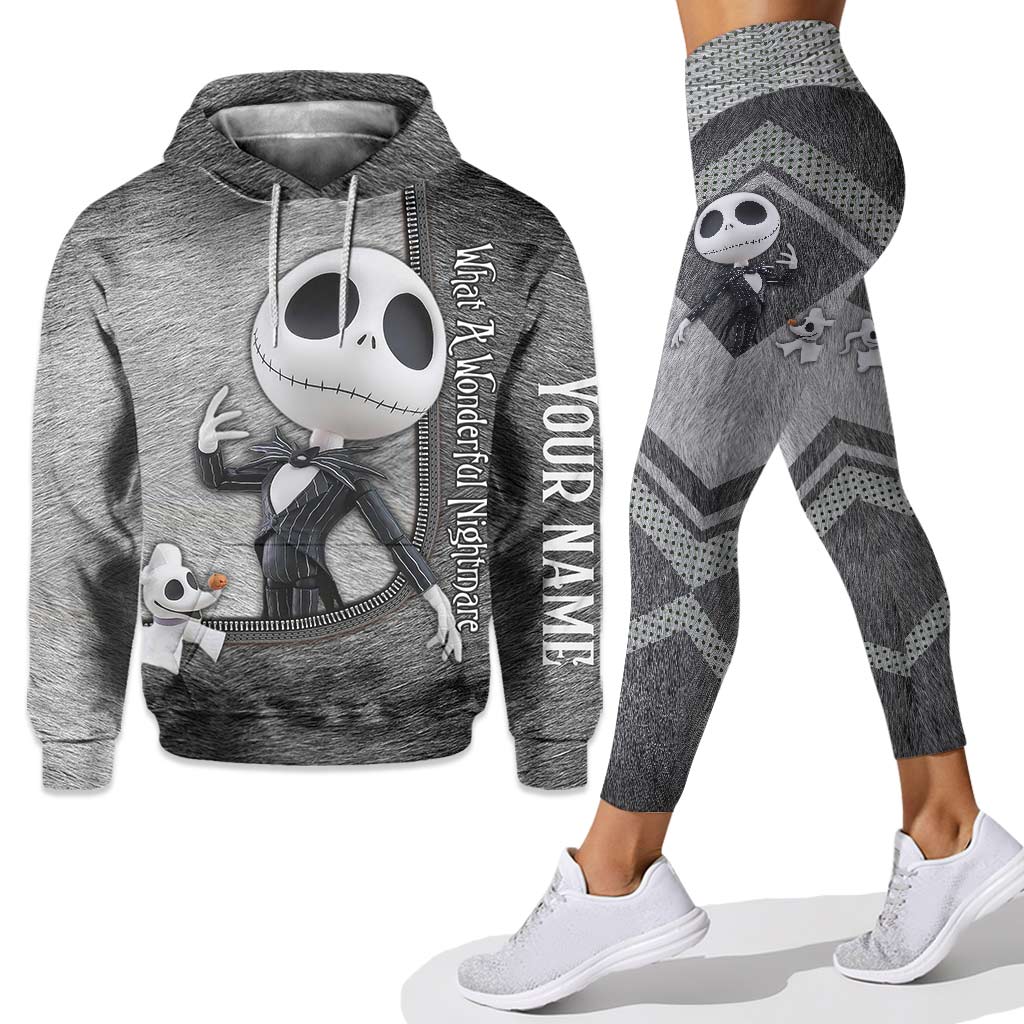 Personalized Nightmare Before Christmas Hoodie & Leggings Set