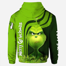 Load image into Gallery viewer, Personalized Grinch Hoodie and Leggings Custom Name Christmas Gift
