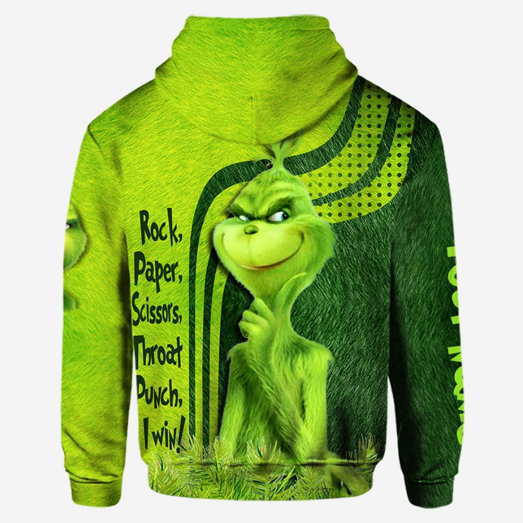 Personalized Grinch Hoodie and Leggings Set for Birthdays & Christmas