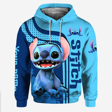 Load image into Gallery viewer, Personalized Stitch Hoodie and Leggings Set Custom Name Gift
