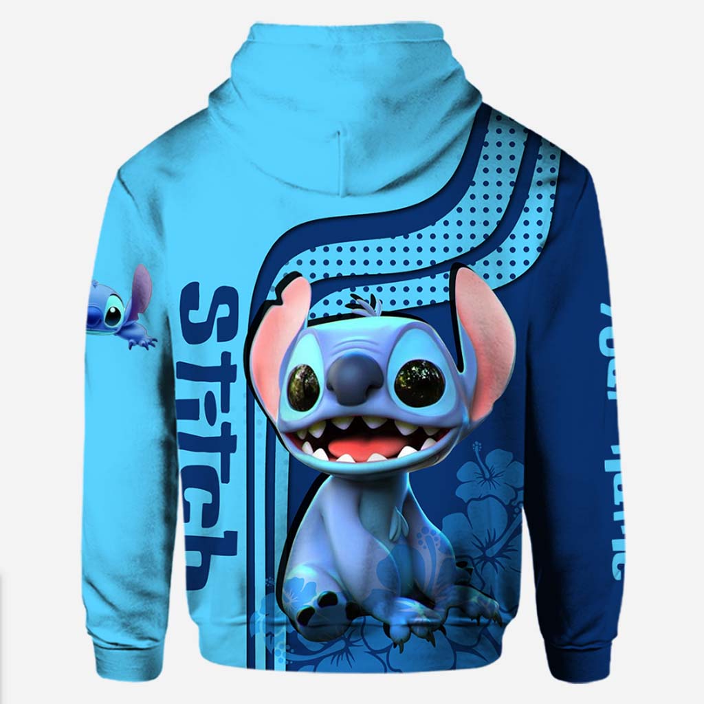 Personalized Stitch Hoodie and Leggings Set Custom Name Gift