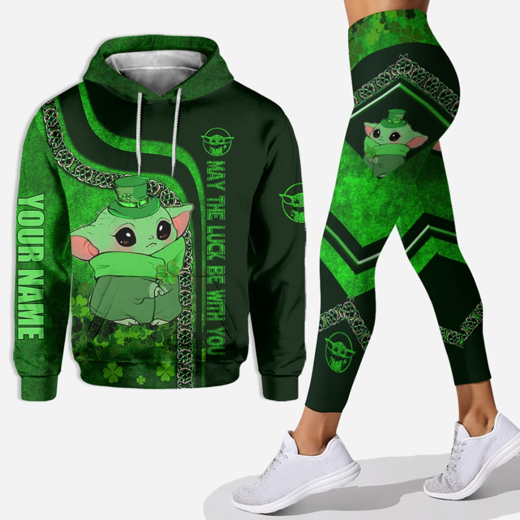 Personalized St. Patrick's Day Hoodie & Leggings Gift for Kids