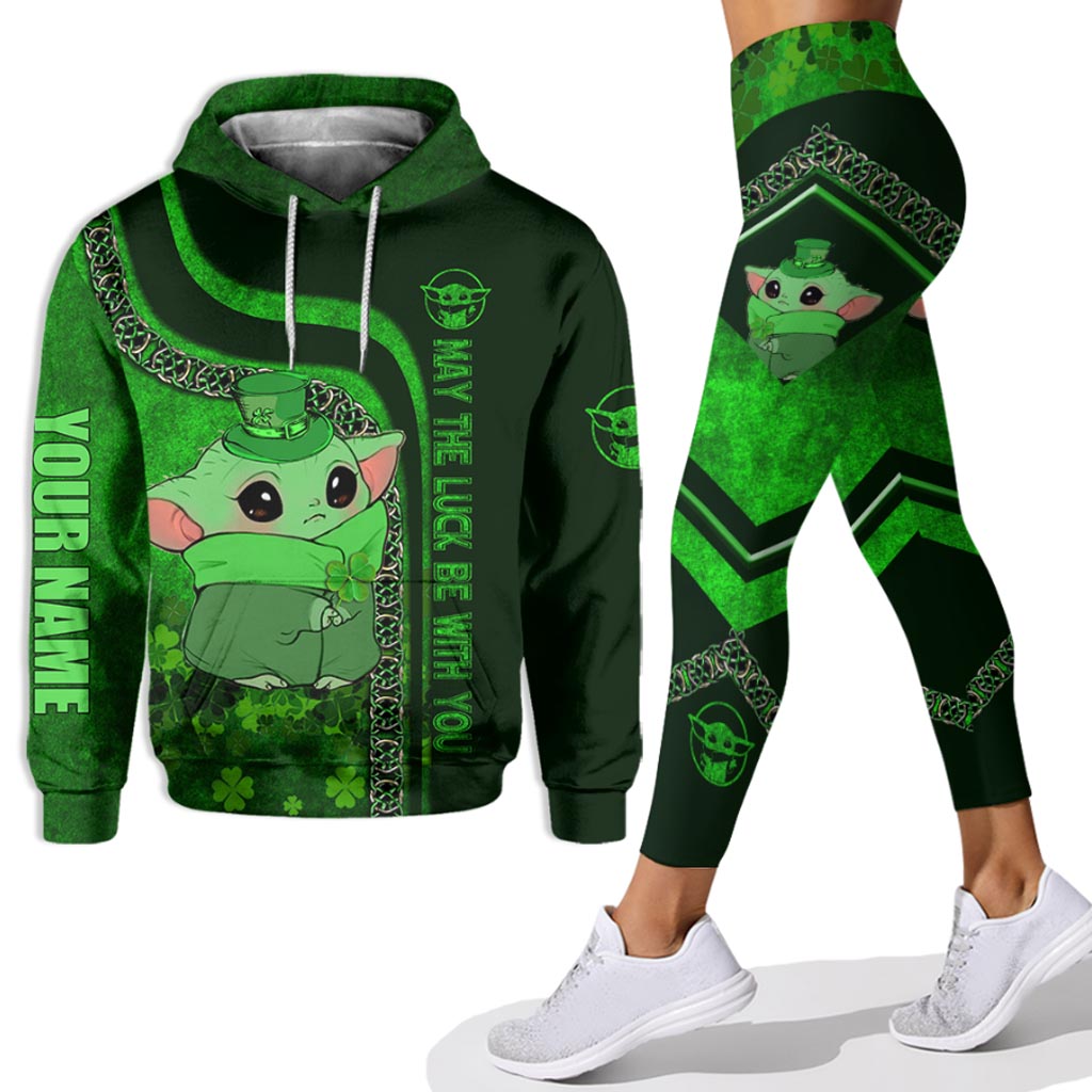 Personalized St. Patrick's Day Hoodie & Leggings Gift for Kids
