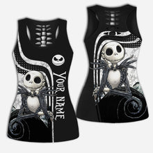 Load image into Gallery viewer, Personalized Hollow Tank Top &amp; Leggings for Halloween | Custom Name Gift
