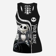 Load image into Gallery viewer, Personalized Hollow Tank Top &amp; Leggings for Halloween | Custom Name Gift
