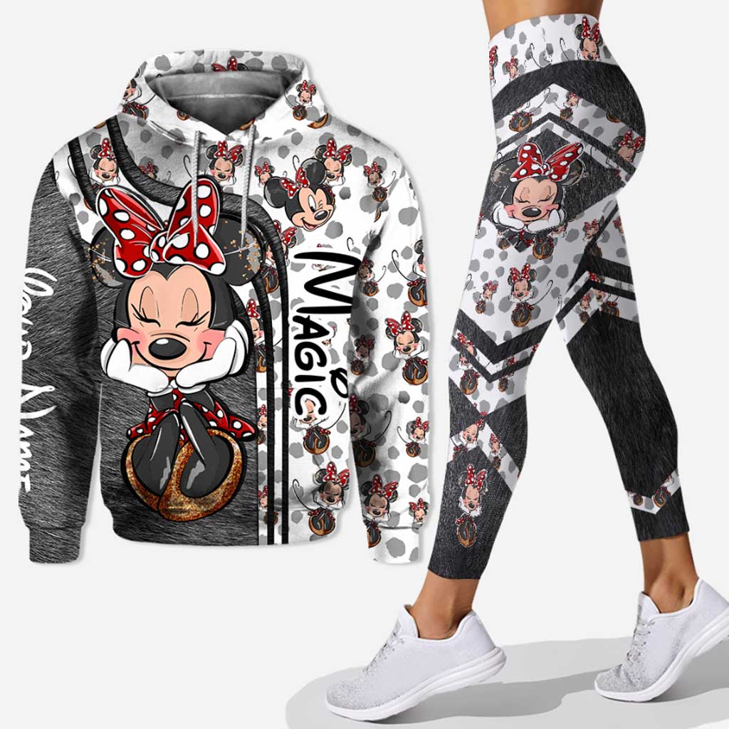 Personalized Mouse Hoodie and Leggings Set Gift for Mom