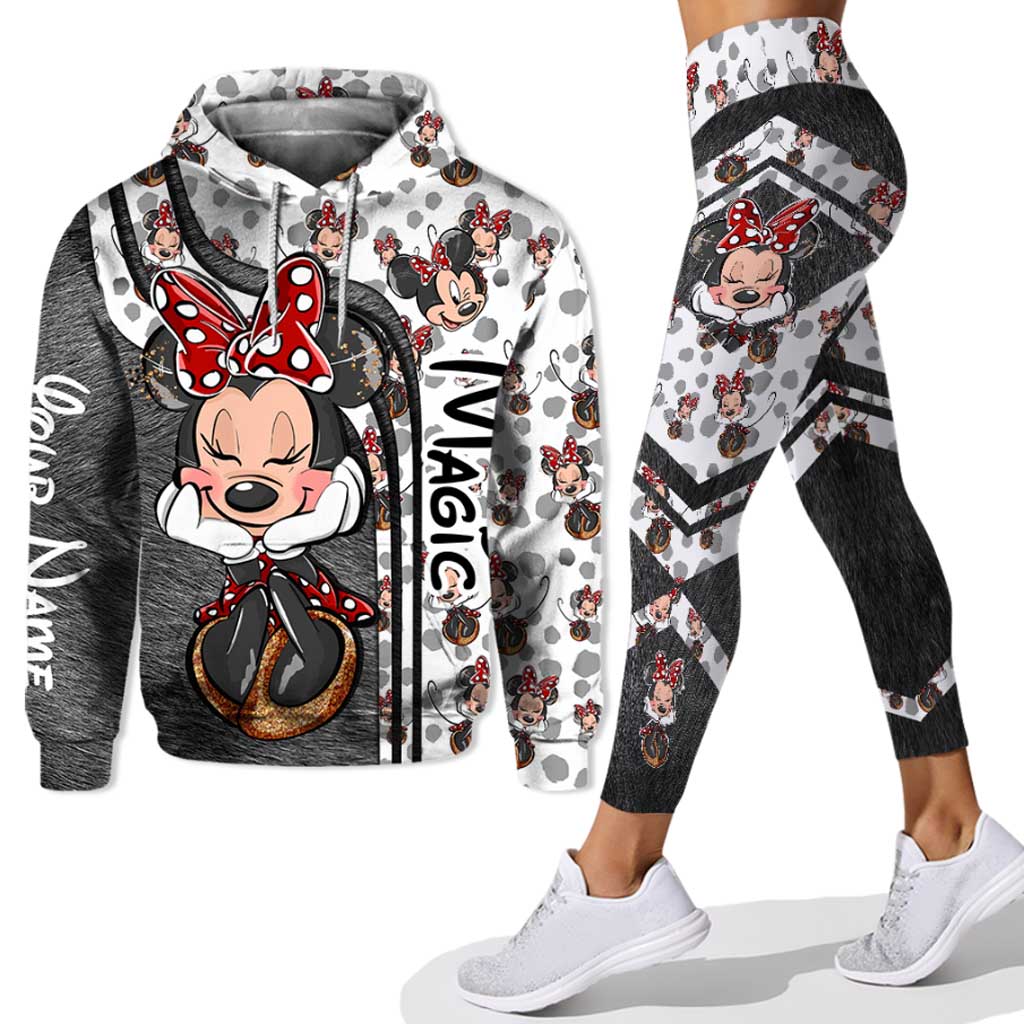 Personalized Mouse Hoodie and Leggings Set Gift for Mom