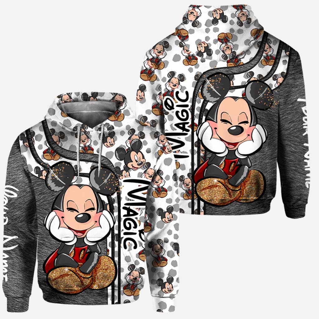 Personalized Disney Mouse Hoodie & Leggings Set Gift for Mom