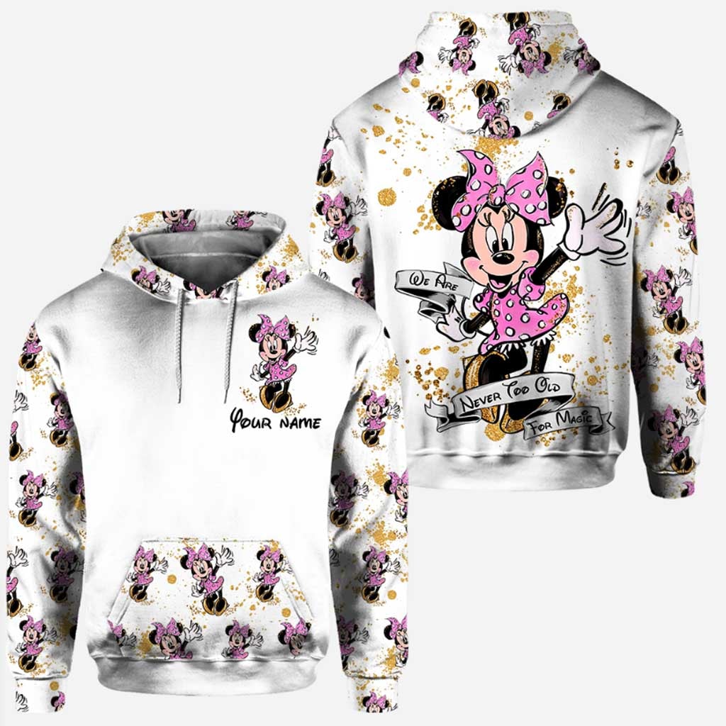Personalized Mickey Mouse Hoodie and Leggings Set for Kids | Custom Name Gift