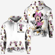 Load image into Gallery viewer, Personalized Mickey Mouse Hoodie and Leggings Set for Kids | Custom Name Gift
