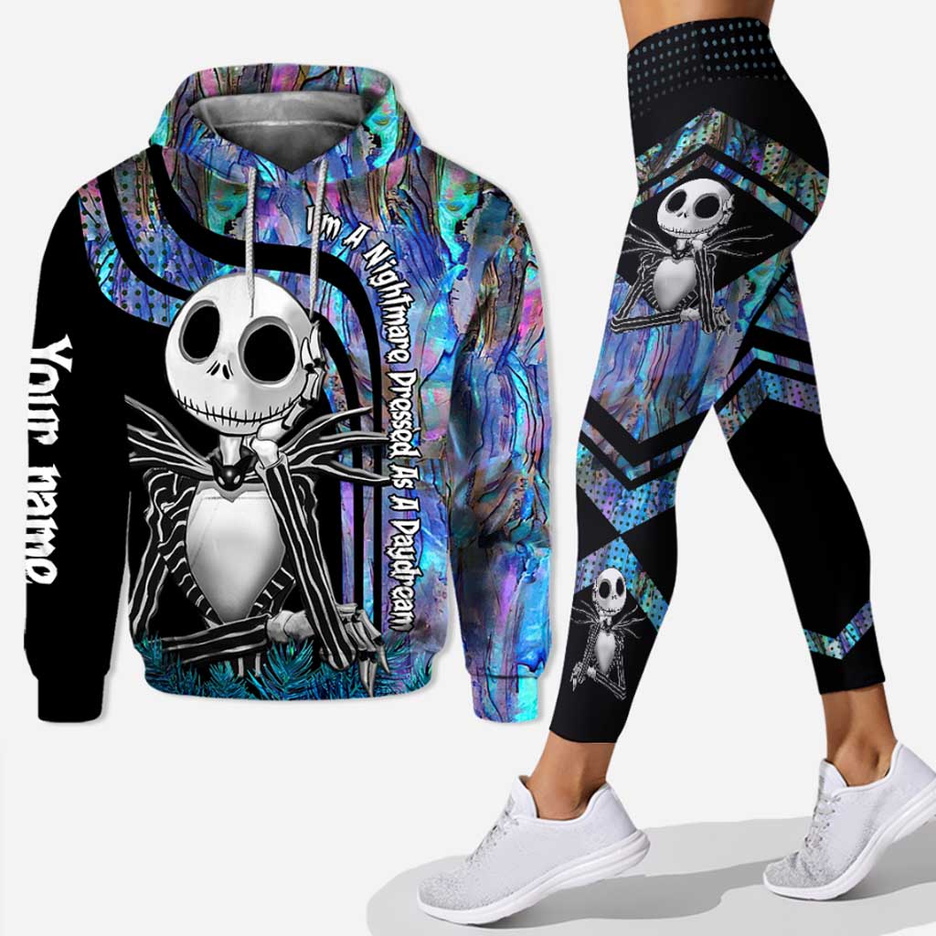 Personalized Hoodie and Leggings Set I'm A Nightmare Gift
