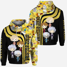 Load image into Gallery viewer, Personalized Stay Golden Hoodie and Leggings Set - Custom Name, Unique Gift for Friends
