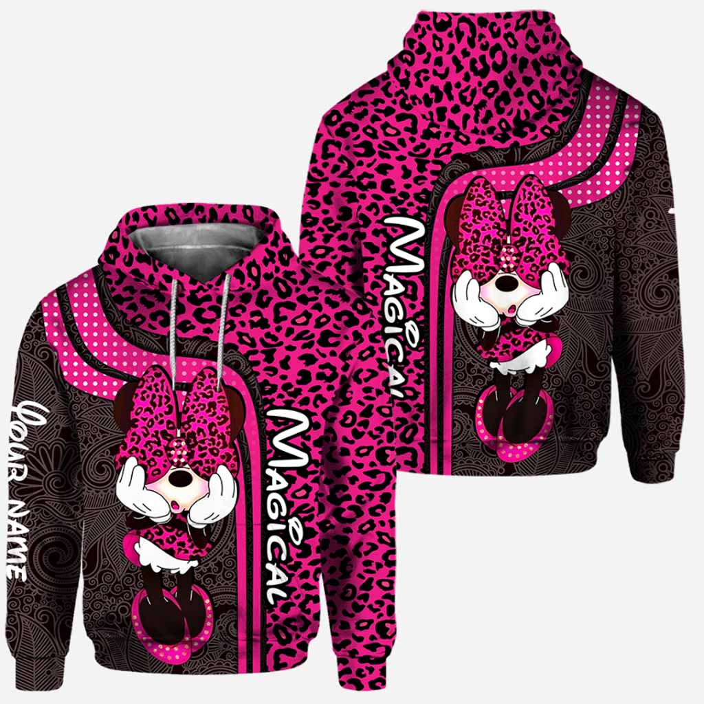Personalized Mouse Hoodie & Leggings Set for Kids | Custom Name Gift