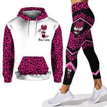 Load image into Gallery viewer, Personalized Hoodie &amp; Leggings Set Custom Name Gift for Her
