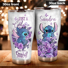 Load image into Gallery viewer, Personalized Ohana Tumbler for Girls with Custom Name and Design
