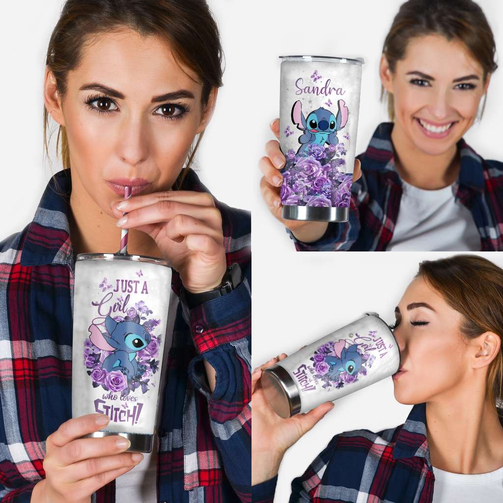 Personalized Ohana Tumbler for Girls with Custom Name and Design