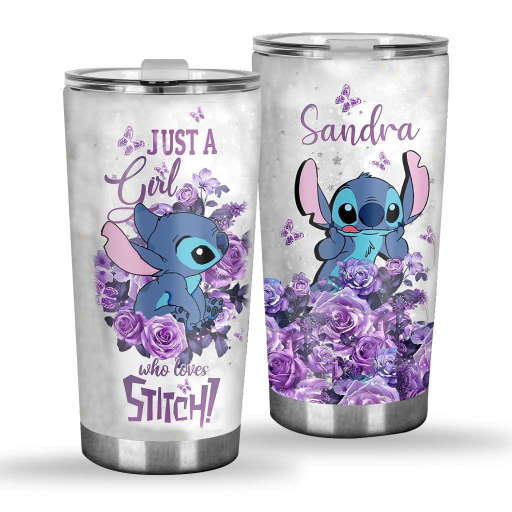 Personalized Ohana Tumbler for Girls with Custom Name and Design