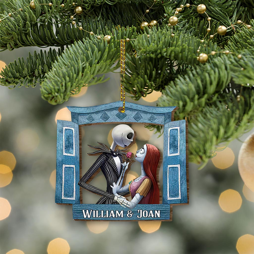 Personalized Christmas Nightmare Wooden Pop Out Ornament for Husband