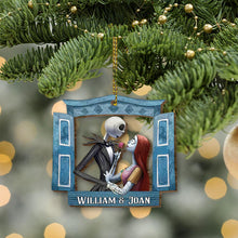 Load image into Gallery viewer, Personalized Christmas Nightmare Wooden Pop Out Ornament for Husband
