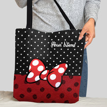 Load image into Gallery viewer, Personalized Mouse Ears Tote Bag Custom Name Gift for Kids

