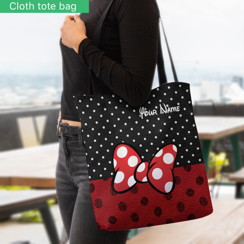 Personalized Mouse Ears Tote Bag Custom Name Gift for Kids