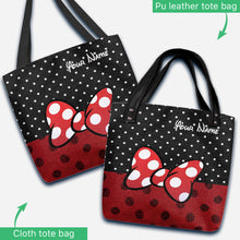 Load image into Gallery viewer, Personalized Mouse Ears Tote Bag Custom Name Gift for Kids
