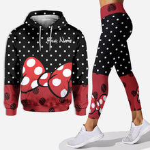 Load image into Gallery viewer, Personalized Hoodie and Leggings Set with Mouse Design for Kids
