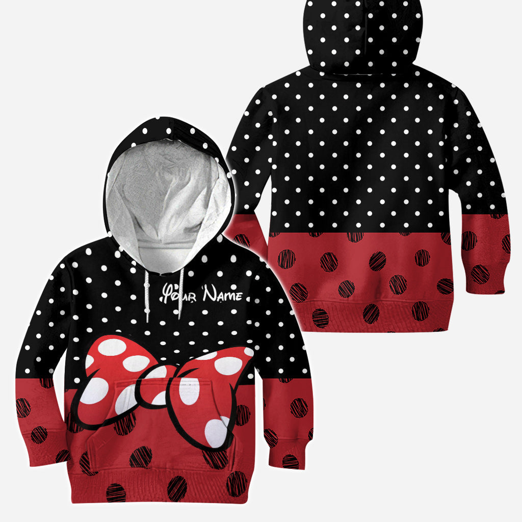 Personalized Hoodie and Leggings Set with Mouse Design for Kids