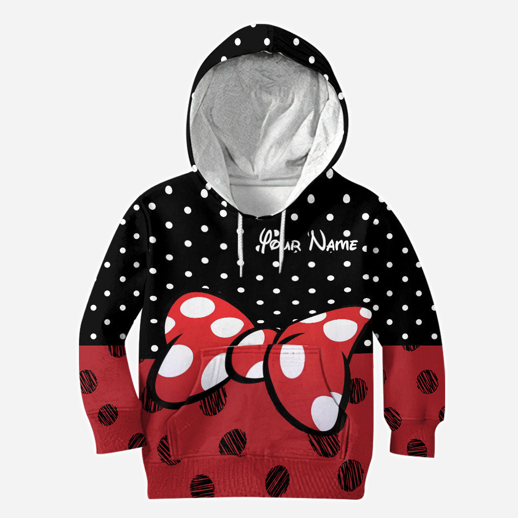 Personalized Hoodie and Leggings Set with Mouse Design for Kids