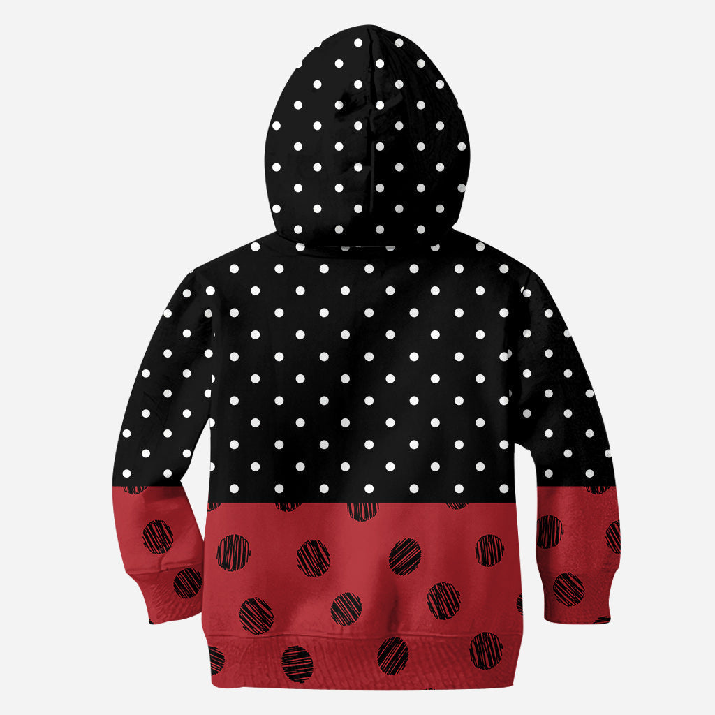 Personalized Hoodie and Leggings Set with Mouse Design for Kids