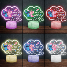 Load image into Gallery viewer, Personalized Couple Acrylic Plaque Light Base Gift for Anniversary
