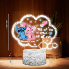 Load image into Gallery viewer, Personalized Couple Acrylic Plaque Light Base Gift for Anniversary
