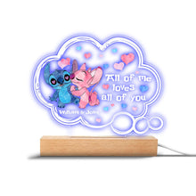 Load image into Gallery viewer, Personalized Couple Acrylic Plaque Light Base Gift for Anniversary

