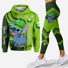 Load image into Gallery viewer, Personalized St. Patrick's Day Hoodie and Leggings Set for Families
