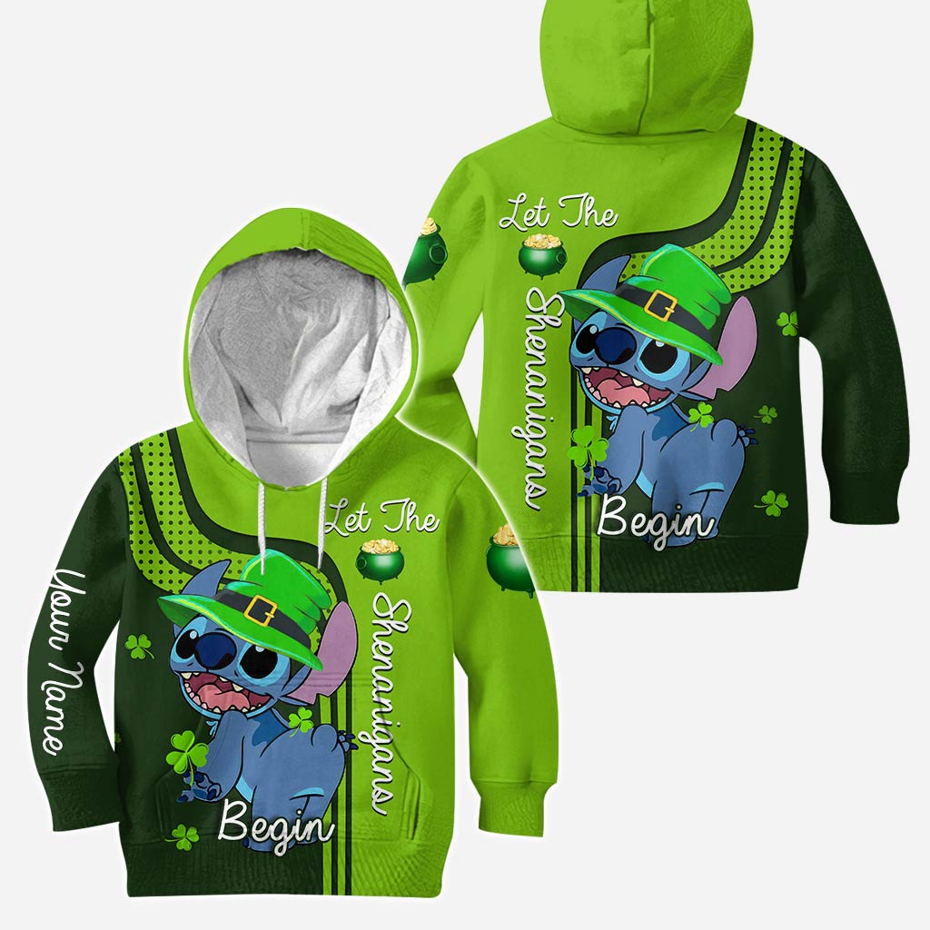 Personalized St. Patrick's Day Hoodie and Leggings Set for Families