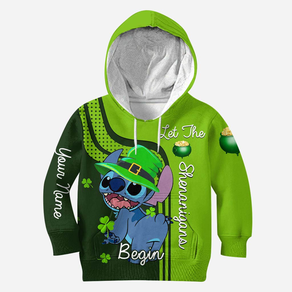 Personalized St. Patrick's Day Hoodie and Leggings Set for Families